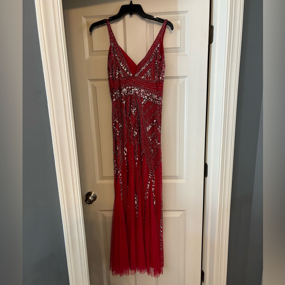 Red prom dress size 6